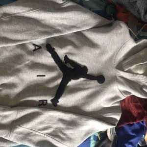 Gray Jordan Hoodie